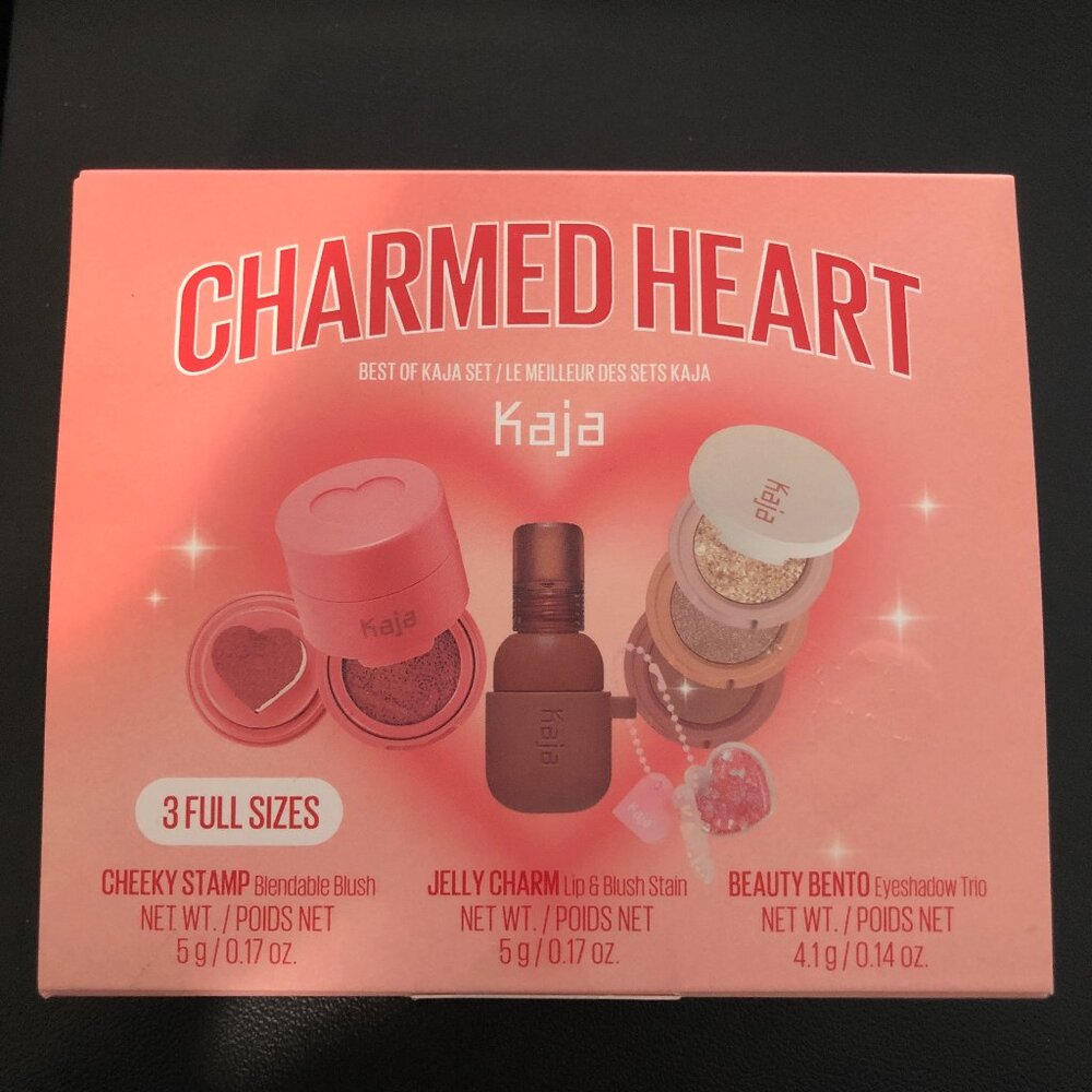 Charmed Heart Best of Kaja Set - Cheeky Stamp, Jelly Charm, Beauty Bento - New